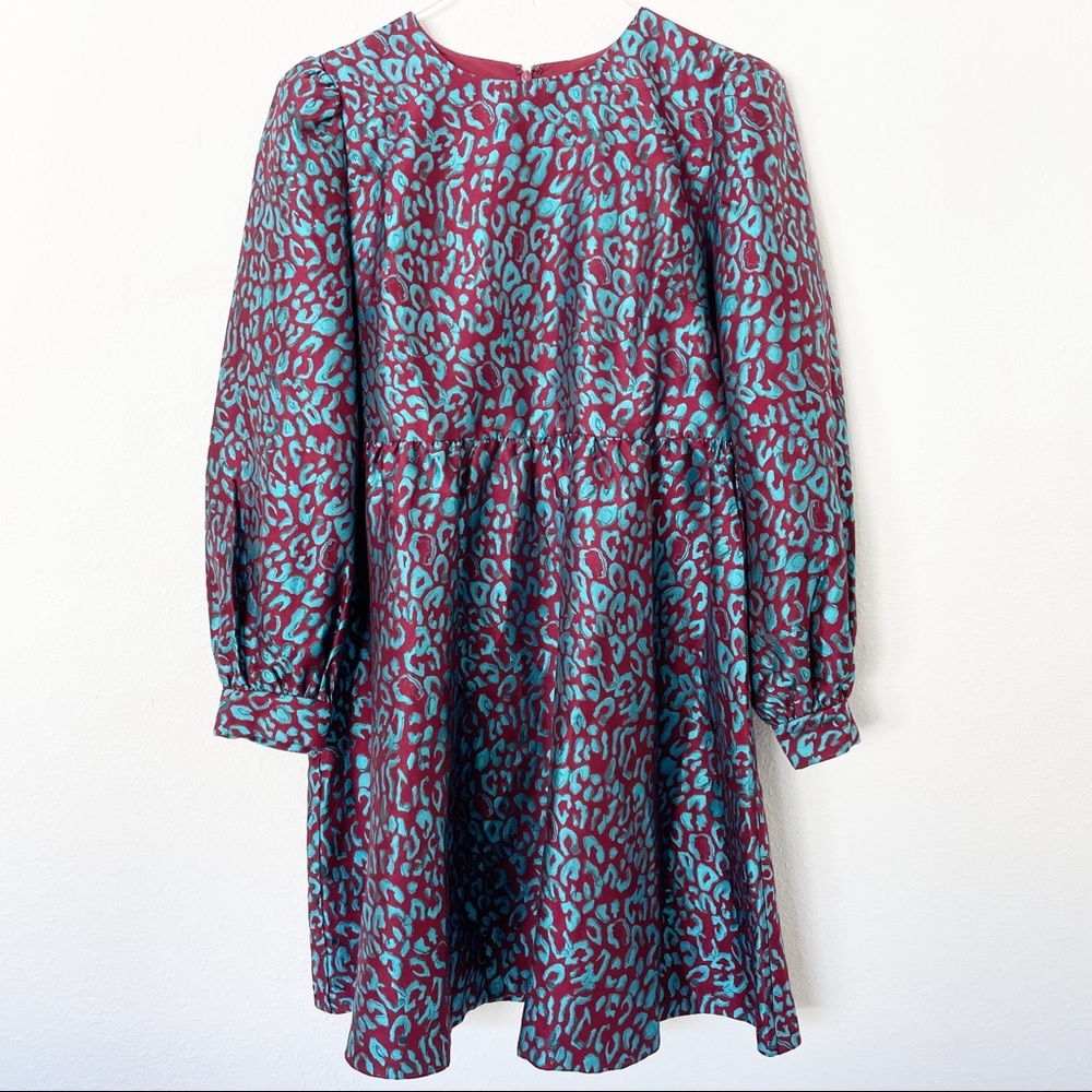 NWT Halogen Atlantic Pacific Leopard Print Dress Sz: M